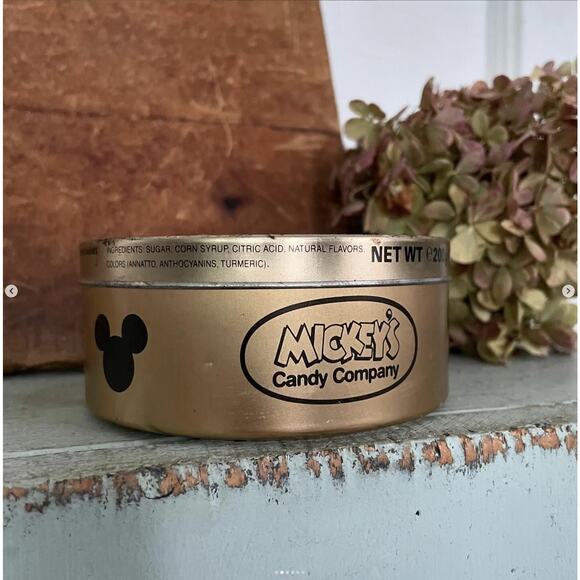 Vintage Walt Disney Snow White Seven Dwarfs Round Candy Tin Litho Great Britain - Picture 2 of 6